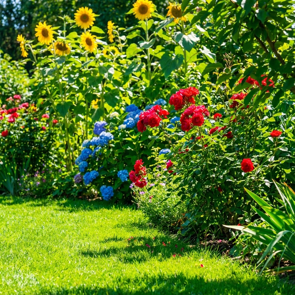 Vibrant Garden Scene
